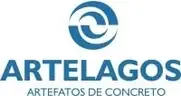 Logo Artelagos Artefatos de Concreto