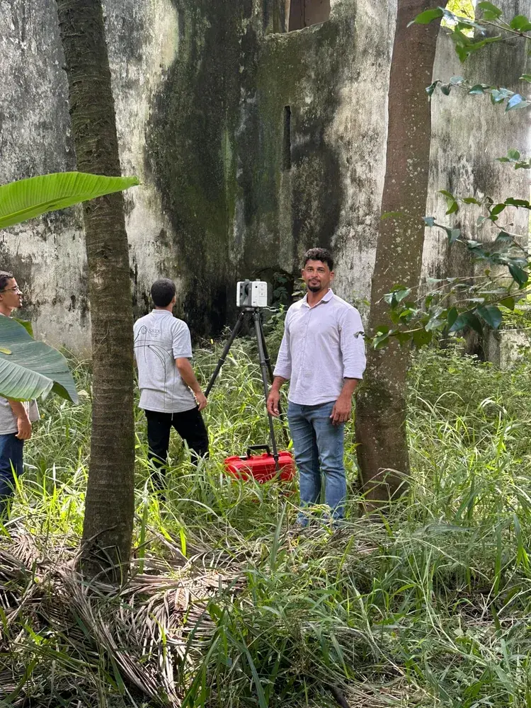 Santos Topografia em campo — registro 20
